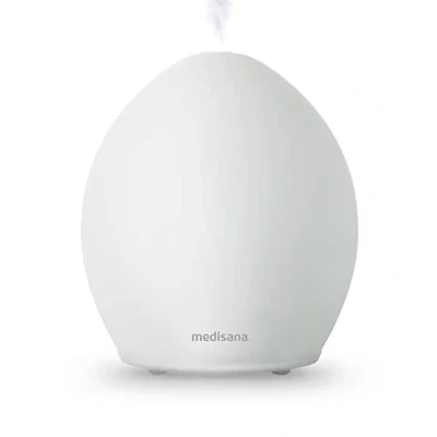 Bild av medisana AD 635 Aromadiffusor Mjölkglas Rumsfräschare Luftfräschare Doftlampa med timer Rumsdoft elektrisk Eteriska oljor doftoljor Wellness ljus i 6 färger 100 ml