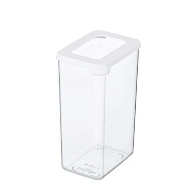 Bild av SmartStore Förvaringsburk 1,6 Liter Lufttät behållare i transparent plast För skafferiet och kökslådorna Tål diskmaskin BPA fri 13x9x20 cm Tillverkad Finland