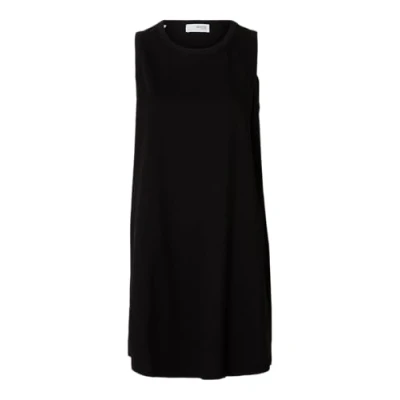 Bild av Selected Femme Slfessential TANK Short Dress Jerseyklänning, Storlek: 36, Black