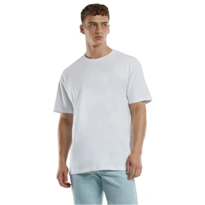 Bild av Urban Classics Signature LOGO TEE Tshirt med print, Storlek: 4XL, White