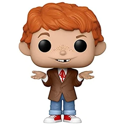 Bild av Funko POP TV: MAD TV Alfred E. Neuman. CHASE!! Denna POP! figur kommer med en 1 i 6 chans att få det speciella tilläggsalternativet, sällsynt jagarversion, flerfärgad, standard, (52004)