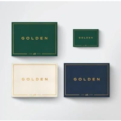Bild av [Set] BTS JUNGKOOK GOLDEN 1st Solo Album 3 Ver Set + Weverse