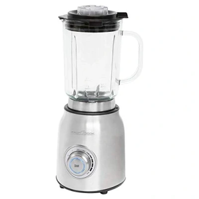 Bild av Profi Cook Blender PC UM 1207 elektrisk universell mixer inkl. turbofunktion, massiv glasbehållare med skala, 1,75 liter blandningsbehållare, 6 vägs rostfri kniv, rostfritt stål