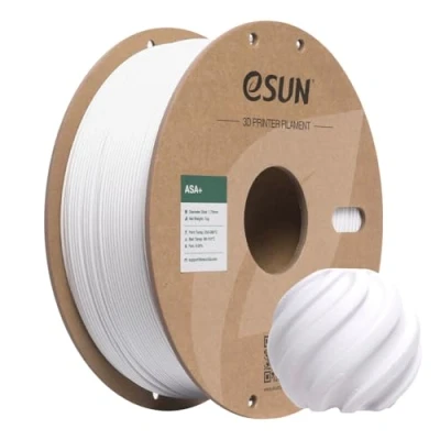Bild av eSUN ASA+ Filament 1,75 mm, Väderbeständigt Filament, 1KG Spool (2,2 LBS) 3D Utskriftsmaterial för Skrivare,Kall Vit