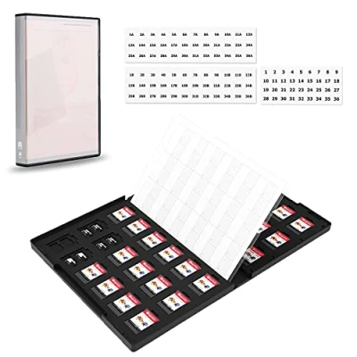 Bild av 108 fack minneskort bärväska för 36 NS kort (Nintendo Switch spelkort) + 72 Micro SD/TF kort, MSD lagringsfodral