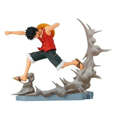 Bild av Banpresto Actionfigur Monkey D. Luffy One Piece Senkozekkei 8 cm BP89112P flerfärgad samlarfigur perfekt för anime fans