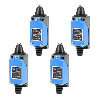 Bild av ANCLLO 4ST Antrader ME 8111 roterande plast NC NO Momentary Roller Arm Limit Switch för CNC Mill Laser Plasma