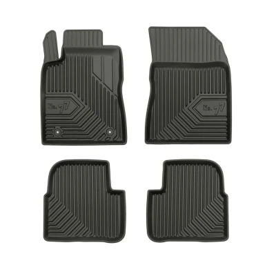 Bild av FROGUM No. 77 77407992 Ensemble de tapis sol Caoutchouc avant et arrière 4 noir Sur mesure CITROËN: C3 III