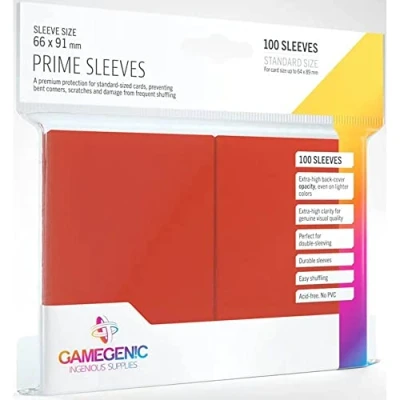 Bild av Gamegenic GGS11015ML Prime Sleeves (100 Pack), Red
