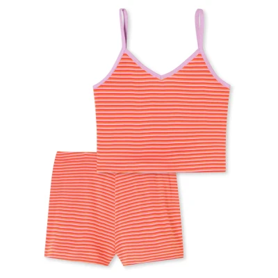Bild av Schiesser Flickpyjamas set pyjamas kort 100% ekologisk bomull storlek 176 pyjamasset, Rosa_180957, 140, 140 cm