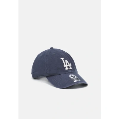 Bild av 47 Brand MLB Blå unconstructed Keps Los Angeles Dodgers Clean Up Vintage Navy Dad Cap @ Hatstore