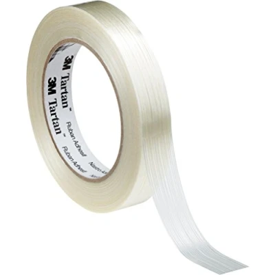Bild av 3M Tartan filamenttejp standard 8953, 19 mm x 50 m, transparent (48 pack)