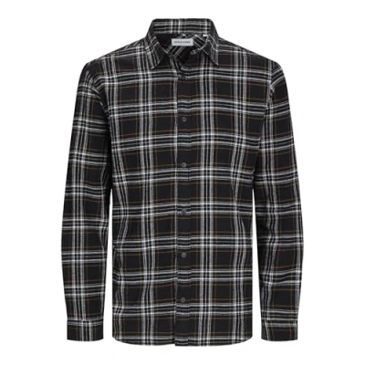 Bild av JACK&amp;JONES PLUS Jjjoshua fall flanellskjorta Ls Pls fritidsskjorta, svart, 6XL