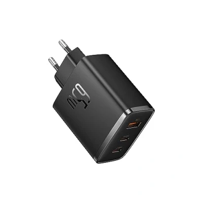 Bild av Baseus USB C Laddare 65W Strömadapter 3 portars GaN5 PD Charger PPS Kompatibel med MacBook Pro/Air, iPhone 15 Pro Max, 15, iPad Pro, Galaxy S23 Ultra, S23, S22, Steam Deck
