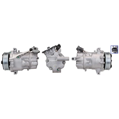 Bild av LUCAS ACP734 Compresseur De Climatisation PAG 46 R 134a avec joints FIAT: Doblo II Camion à Plateau/Châssis, Van / Break