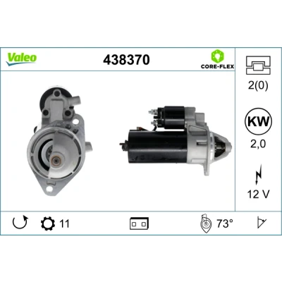 Bild av Startmotor VALEO 438370