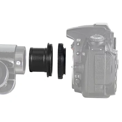 Bild av SOLOMARK T2 T ringadapter linsfäste och M42 till 1,2 tum teleskop adapter, kompatibel med Canon SLR kamera.