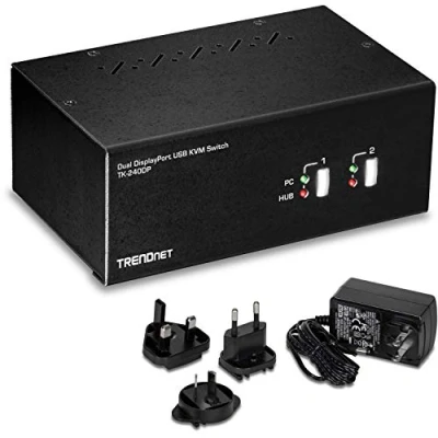 Bild av TRENDnet TK 240DP KVM / audio USB switch 2 ports