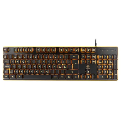 Bild av Deltaco GAMING GAM 021 keyboard Nordic black/orange Tangentbord Nordisk Svart