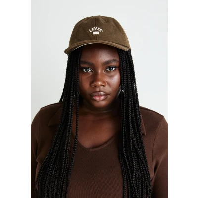 Bild av Levi&#039;s Lazy Girl logotyp keps dam, Mörk brun, One size