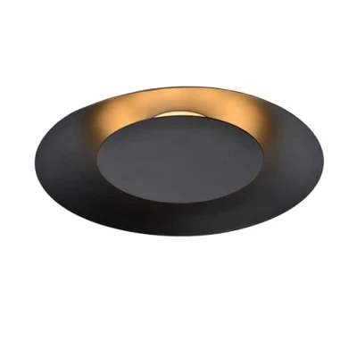 Bild av Lucide Foskal LED taklampa i svart, Ø 34,5 cm