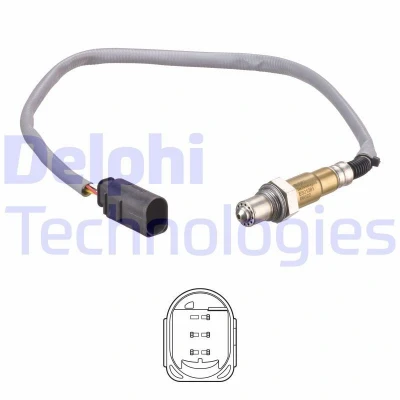 Bild av DELPHI ES21281 12B1 Sonde lambda à large bande, chauffé MERCEDES BENZ: Classe C Berline, Vito Mixto, Sprinter 3.5 T Van