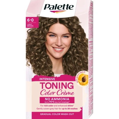 Bild av PALETTE Intensive Toning Color Crème 6 0 Light Brown 1 pcs