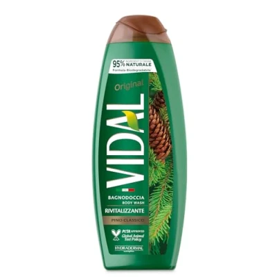 Bild av Vidal Revitaliserande duschbad Klassisk furu, 500 ml