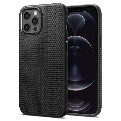 Bild av Spigen för iPhone 12 Skal en Pro Liquid Air Case Matte Black