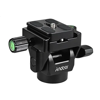 Bild av Andoer Monopod lutningshuvud, stativhuvud med snabbkopplingsplatta