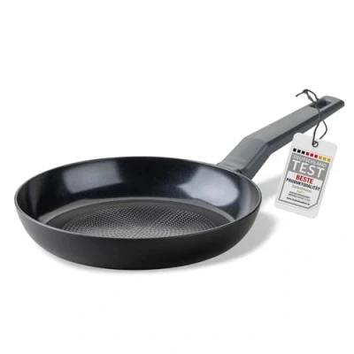 Bild av Fackelmann stekpanna 24 cm statement keramisk belagd panna återvunnen aluminium med non stick beläggning, bikakebottenstruktur för alla typer av spisar inklusive induktion, PFAS fri