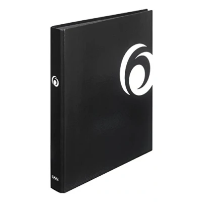 Bild av Herlitz Ringbuch maX.file Fresh A4, 1 styck, 2 ringkombinationsmekanik, 25 mm, svart