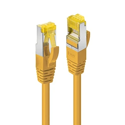 Bild av LINDY 47660 0,3 m RJ45 S/FTP LSZH nätverkskabel, gul