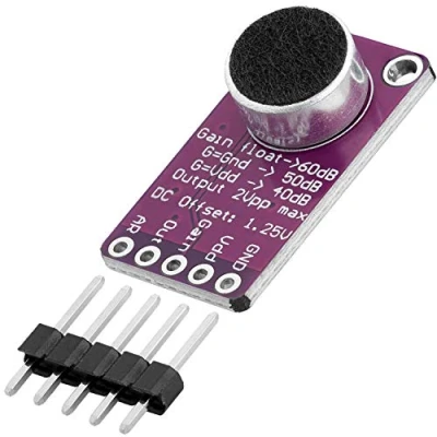 Bild av AZDelivery Max9814 mikrofon AGC förstärkarmodul kompatibel med Arduino inklusive e bok!