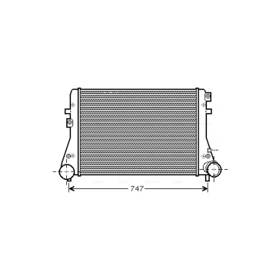 Bild av PRASCO VNA4306 Intercooler AUDI: A3 3/5 portes, Sportback, TT Coupe, VOLKSWAGEN: GOLF 6, Touran I, Passat B6 Berline, SEAT: Leon II portes