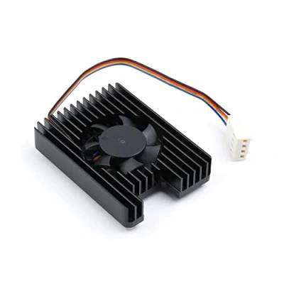 Bild av Waveshare Cooling Fan for Raspberry Pi Compute Module 4 CM4, All in one Heatsink, PWM Speed Adjustable, 8000±10% RPM, Low Noise, with Thermal Tapes