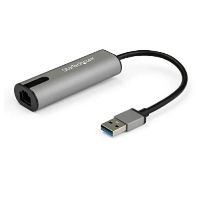 Bild av StarTech.com 2,5 GbE USB A till nätverksadapter 3.0 2,5/1 Gbit/s multihastighets Gigabit NIC 3.1 bärbar dator RJ45/LAN Lenovo X1 Carbon, HP EliteBook/ZBook (US2GA30)