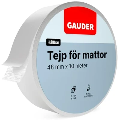 Bild av GAUDER mattband (10 m) Tejp för golvbeläggningar, trappsteg med mera Mattlim renoveringsarbeten