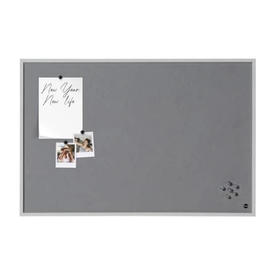 Bild av Bi Office pensel New Basic, grå filt med svart MDF ram 885x585 mm Grau Rahmen