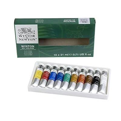 Bild av Winsor &amp; Newton Winton Oil Colour Tube Set (10 x 21 ml)