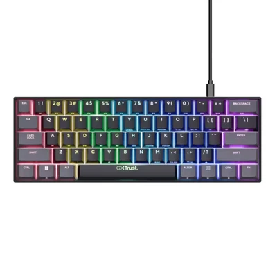 Bild av Trust GXT867 ACIRA 60% Gaming Tangentbord Nordisk Svart