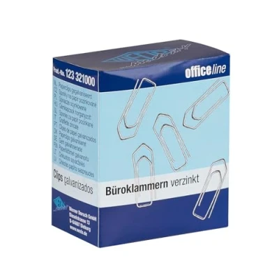 Bild av WEDO gem 32 mm spets, 1 000 pack, blank förzinkad