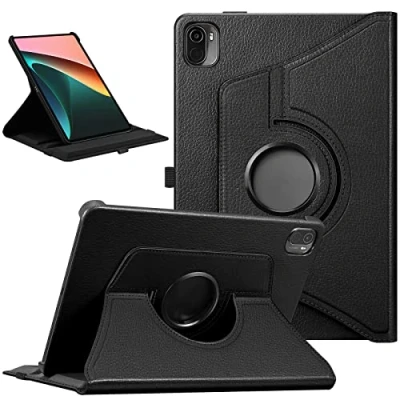 Bild av FINTIE fodral för Xiaomi Pad 5/Pad 5 Pro 11&quot; 2021, 360 graders roterande fodral, standby/väckarklocka Mi 5/5 11&quot;, svart