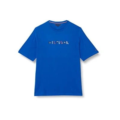 Bild av Tommy Hilfiger Herr BT RWB MONOTYPE t B S/S shirts, Ultrablå, XXL, XXL