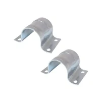 Bild av S/CONN maximal anslutningsbarhet Stolpklämma, galvaniserat stål, med extra klämring, rör 48 50 mm PU2 (89856 SET)