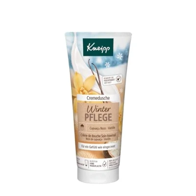 Bild av Kneipp krämdusch vintervård, duschkräm gjord av cupuaçu nöt och vaniljextrakt, mild rengöring skonsam vård, 200 ml (1 pack)