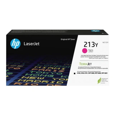Bild av HP 213Y / W2133Y Magenta Toner Extra High Yield Tonerkassett Blå