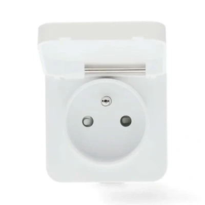 Bild av Smartlife Smart Plug Wi Fi IP44 Strömmätare 3680 W Skyddskontakt/Typ F (CEE 7/7) 3040 C AndroidT/IOS Grå/Vit