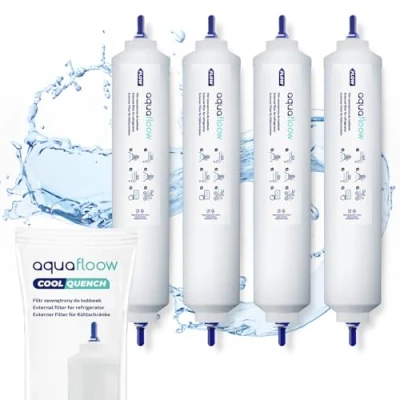Bild av Aquafloow Vattenfilter för kylskåp ersättning Samsung Side By Side, LG, AEG, HAIER, Whirlpool, DA29 10105J, HAFEX/EXP, DA99 02131B, WSF 100, EF9603, USC 100 (4)