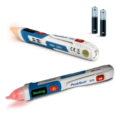 Bild av PeakTech 1031 kontaktlös AC spänningsmätare med LED signallampa och vibrationer, 50 1000 V arbetsområde, spänningsmätare, strömtester, pennmultimeter 155 x 25 mm